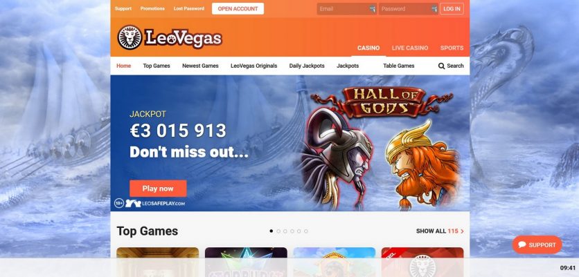 LeoVegas app